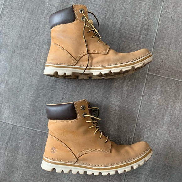 Timberland Women's Brookton 6 Inch Lace Up Boots - Wheat - Picture 3 of 7